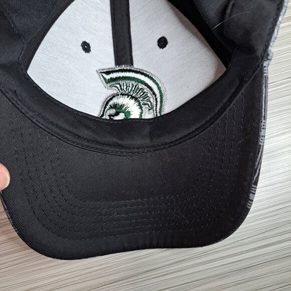 Michigan State Spartans Plaid Cap Adjustable Back By Captivating Headwear Hat - Picture 6 of 10